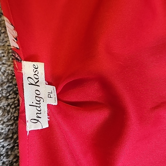 STUNNING INDIGO ROSE FLORAL MAXI PRAIRIE DRESS - Picture 4 of 10